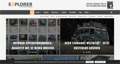 Desktop Screenshot of explorer-magazin.com
